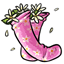 Pink Daisy Stockings