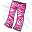 Pink Hikei Print Leggings