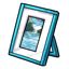 Blue Plastic Frame