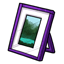 Purple Plastic Frame