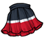 Bold Pleated Colorblock Skirt