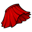 Pleated Red Miniskirt