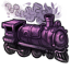 Plumes of Purple Train Smoke