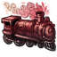 Plumes of Rose Train Smoke