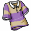 Purple and Tan Polo Shirt