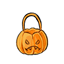 Evil Pumpkin Bucket