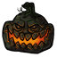 Unusual Grinning Pumpkin