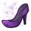 Argo Purple Heart Heels