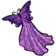 Purple Butterfly Drape