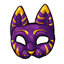 Purple Feline Mask