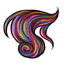 Swirl of Rainbow Locks
