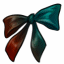 Red and Teal Vesnali Bow