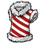 Red Candy Cane Top