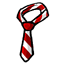 Red Candy Cane Necktie