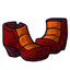 Red Rreignhide Boots