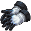 White Retro Galaxy Space Gloves