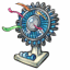 Retro Oscillating Fan with Streamers
