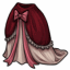 Ribboned Wine Aristocrat Skirt