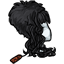 Black Ridiklus Costume Wig