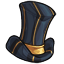 Ringleader Blue and Gold Top Hat