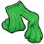 Shiny Plastic Green Pants