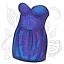 Royal Lace-Overlay Dress
