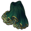 Emerald Layered Ruffles Dance Skirt