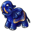 Sapphire Elephant Trinket