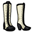 Lililace Gilded Masque Two-Tone Boots