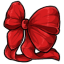 Red Festival Bow