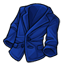 Blue Shirtless Suit Jacket