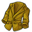 Gold Shirtless Suit Jacket