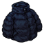 Short Dark Blue Puffy Jacket
