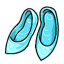 Simple Glass Slippers