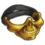Gold Skull Face Mask