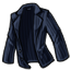 Sleek Pinstriped Suit Coat