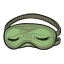 Green EyeScream Sleeping Mask