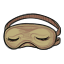 Khaki EyeScream Sleeping Mask