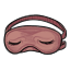Red EyeScream Sleeping Mask