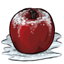 Snow Dusted Bloodred Apple