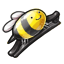 Sougara Yellowjack Bee Pin