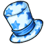 Starry Blue Top Hat