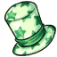Starry Green Top Hat