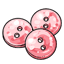 Steamlace Pink Buttons