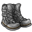 Gray Steel-Toed Boots