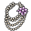 Pearl and Amethyst Brooch Necklace