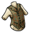 Olive Striped Vest
