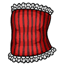 Red Striped Corset