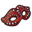Red Studded Mask