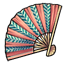 Summery Folding Fan